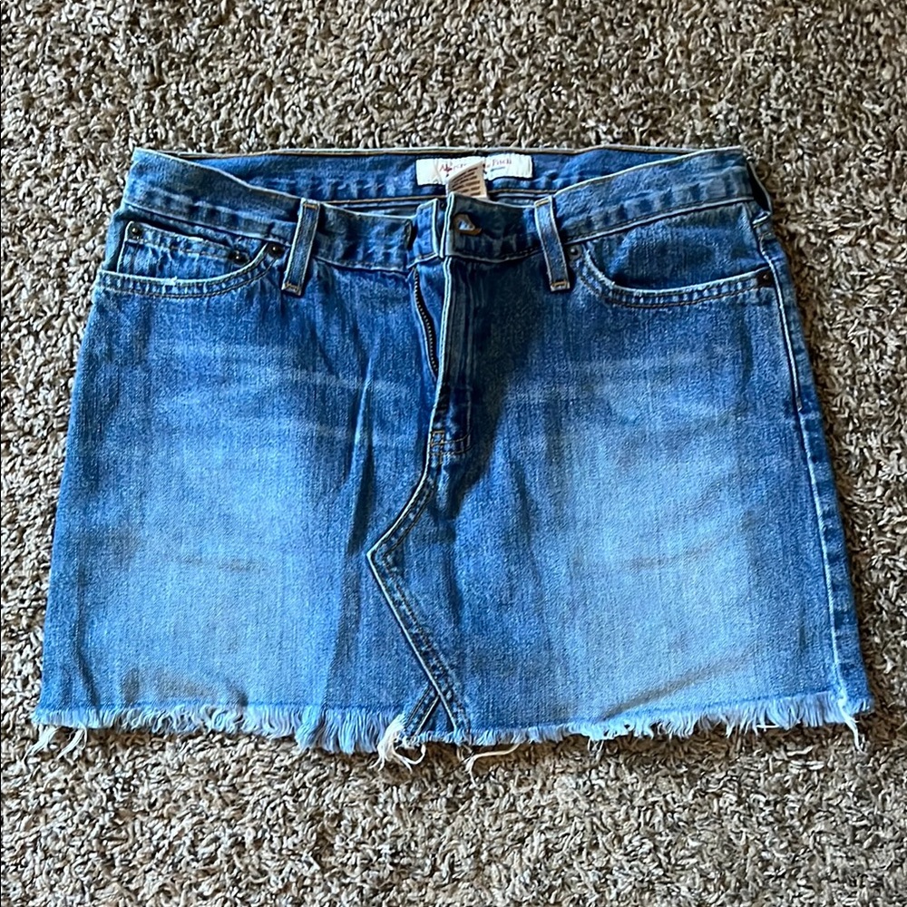 Denim Mini Skirt
